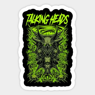 TALKING HEADS BAND Sticker